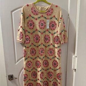 FrancesValentine Oslo Beaded Dress Rare XL